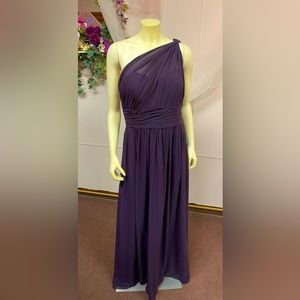 Bill Levkoff Eggplant Dress